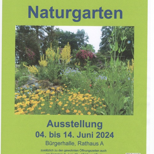 Wanderausstellung "Schritte zum Naturgarten"
